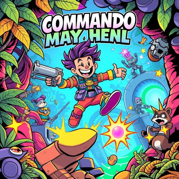 Commando Mayhem Carnival  - Jabali AI Poster