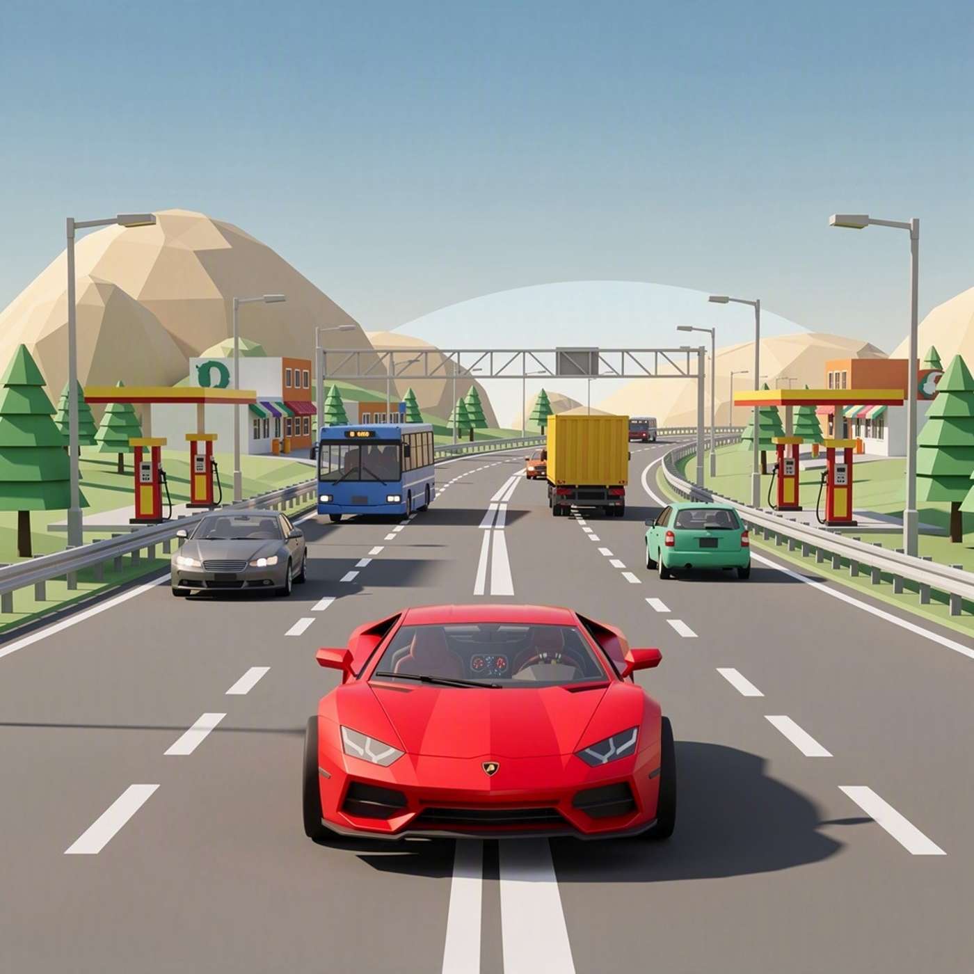 Highway Drift Cruise game artwork