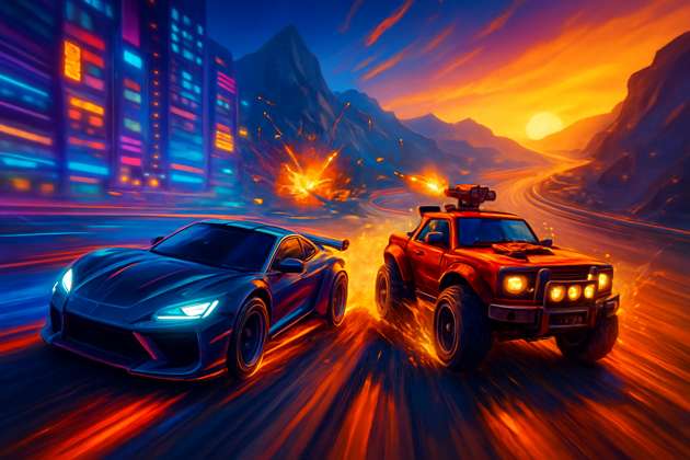 Turbo Rivals: Ghost Car - 3D Racing by Jabali AI
