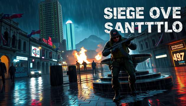 Ataque del Terror en Santiago - Jabali AI Poster