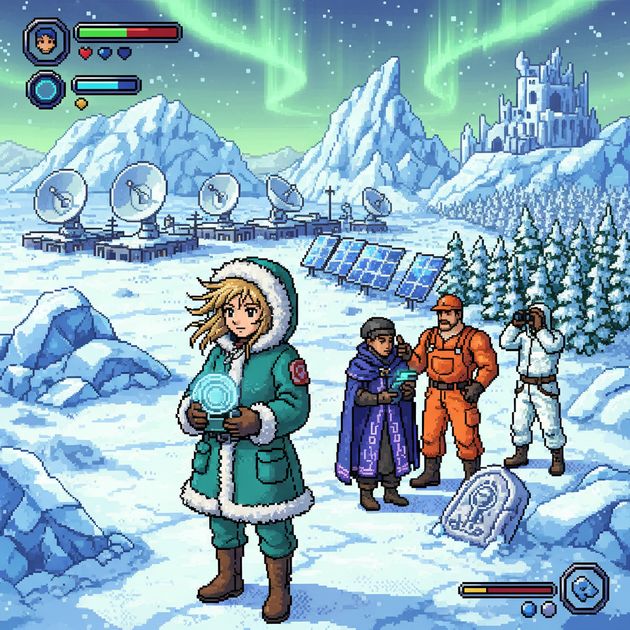 Arctic Solaris - Jabali AI Poster