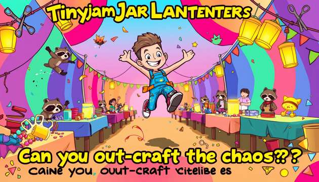 Lantern Craze Carnival - Jabali AI Poster