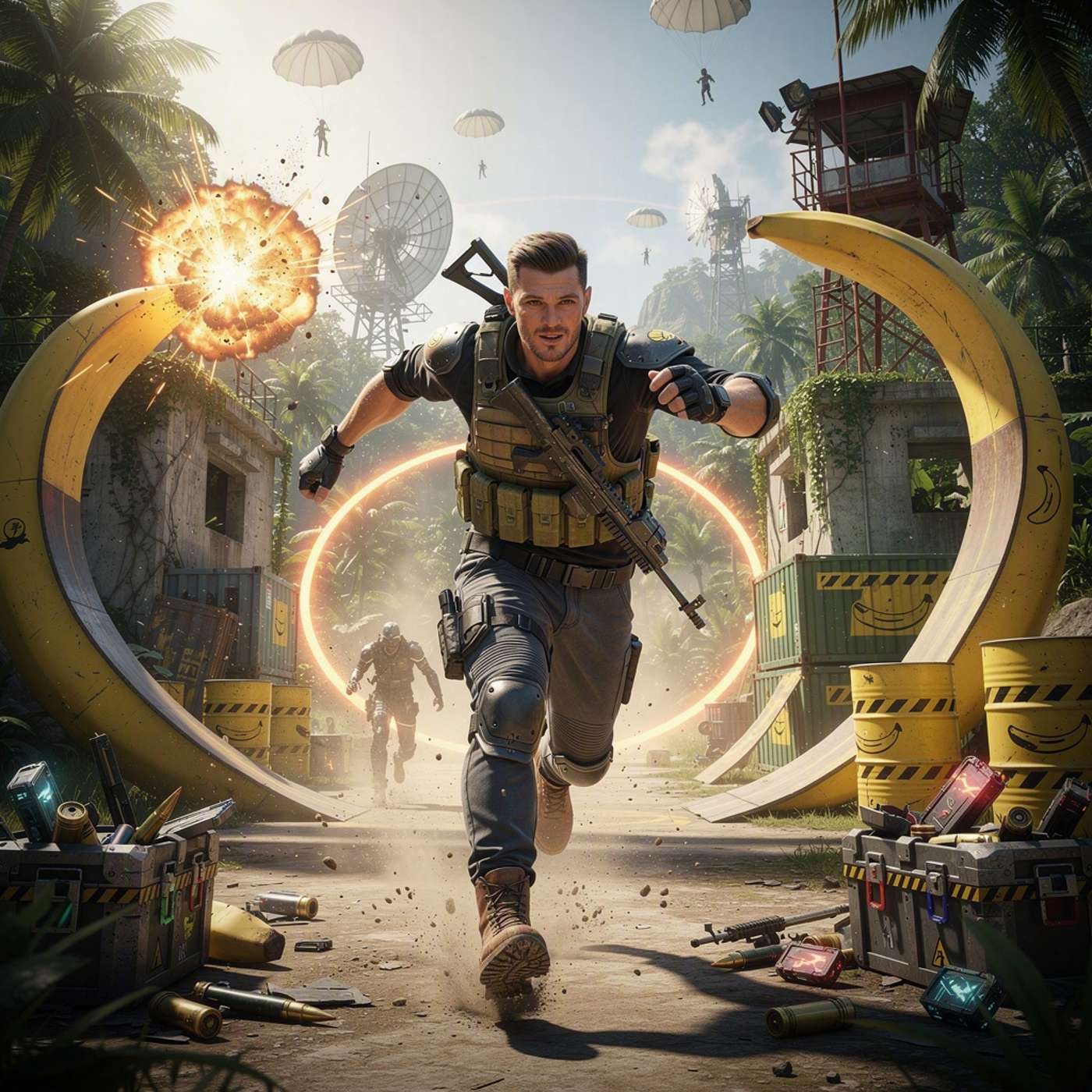 Free Fire Runner Pro game artwork