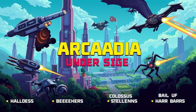 Arcadia Under Siege - Jabali AI Poster