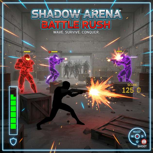 Shadow Arena: Battle Rush - Directional Shooter by Jabali AI