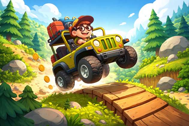 Hill Climb Racer - Jabali AI Poster