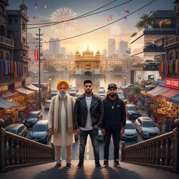 Amritsar Streets Unbound - Jabali AI Poster