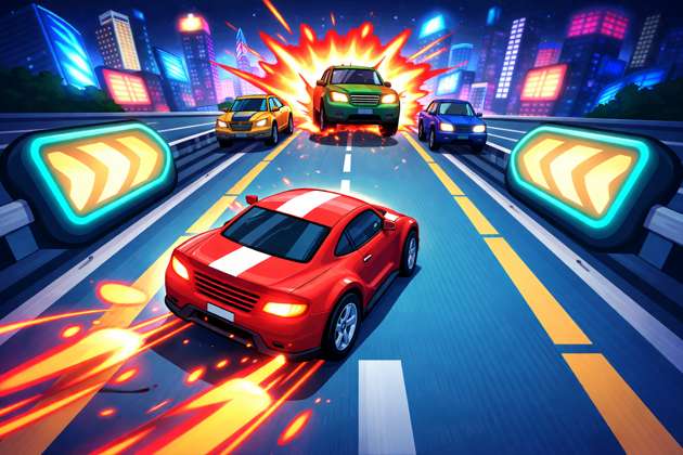 Road Rush Dodger - Jabali AI Poster
