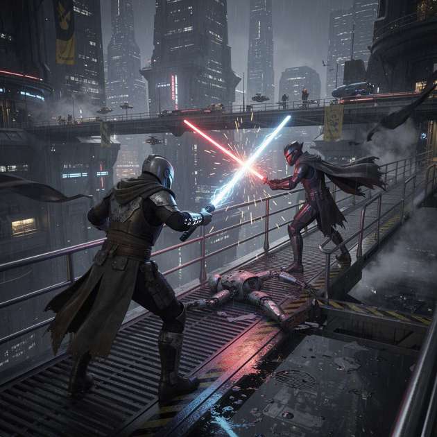 Saber Clash: Jedi Duels - Jabali AI Poster