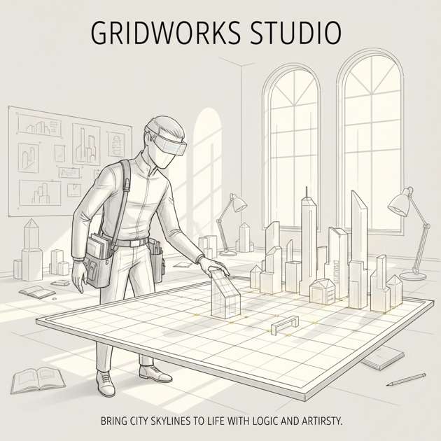 Gridworks Studio - Grid-Based Puzzle by Jabali AI