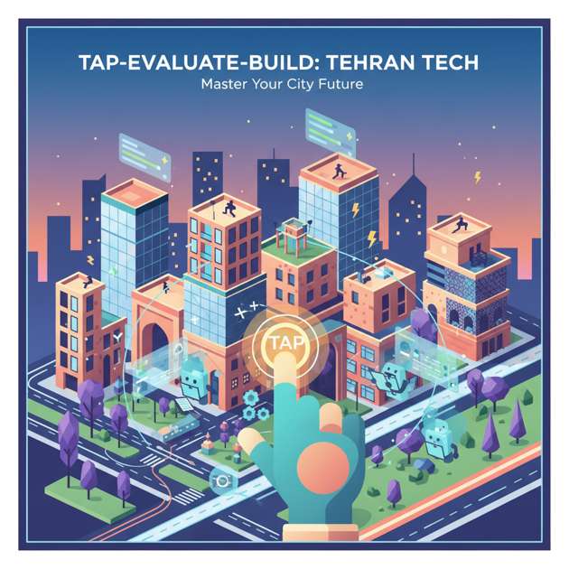Tehran Tower Tap - Jabali AI Poster