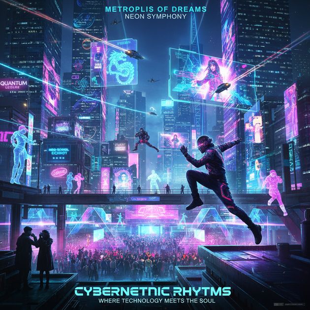 Neon Pulse Seoul - Jabali AI Poster