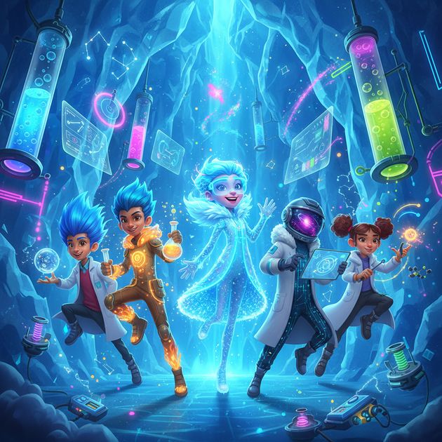 Quantum Lab Quest - Jabali AI Poster