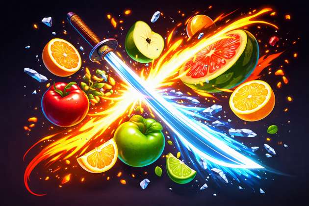 Fruit Cutter Frenzy - Jabali AI Poster
