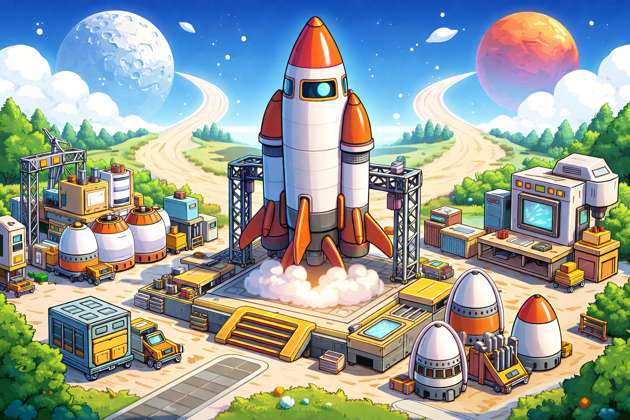 Rocket to Mars - Jabali AI Poster