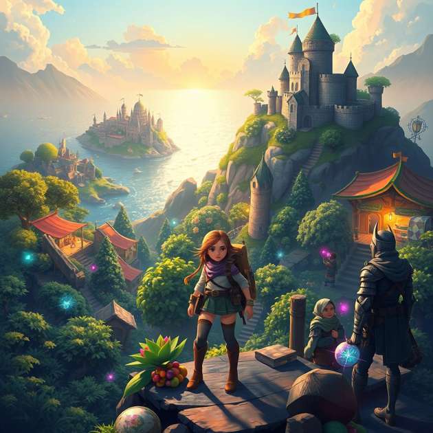 Isles of Mythra - Jabali AI Poster