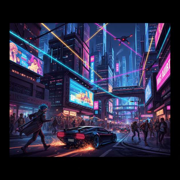 Neon Rivals - 3D Open World by Jabali AI