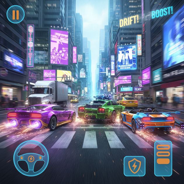 Street Combat Racers - Jabali AI Poster