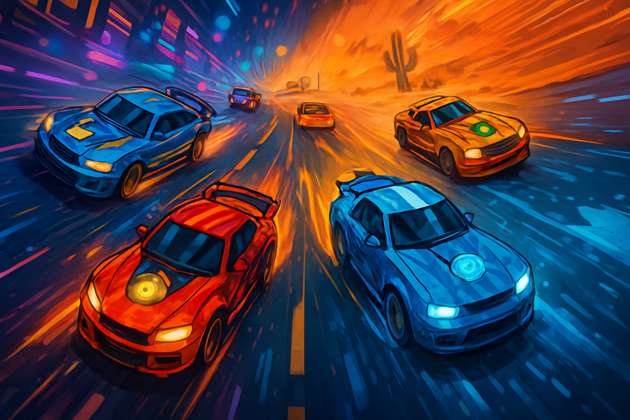 Turbo Rivals: Global Showdown - Jabali AI Poster