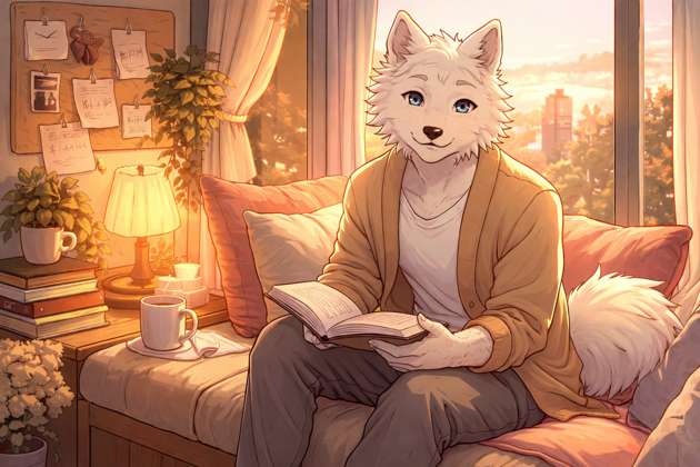 Sunset Fluff - Jabali AI Poster