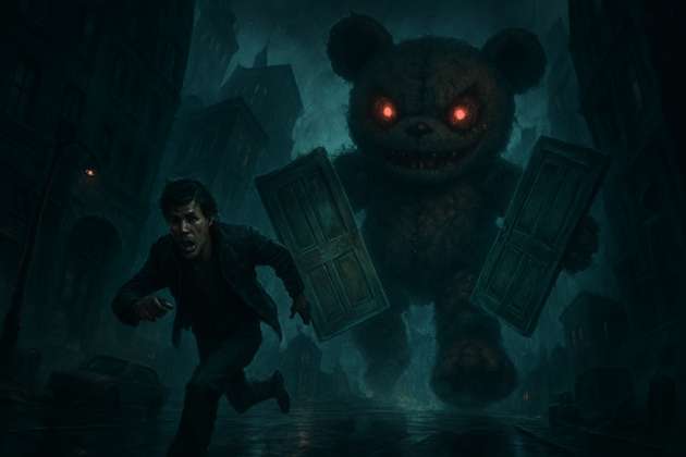 City of Shut Doors - Jabali AI Poster