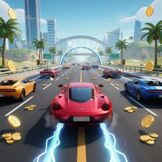 Highway Nitro Rush - Jabali AI Poster
