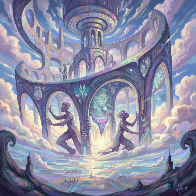 Echoes in Ethershade - Jabali AI Poster