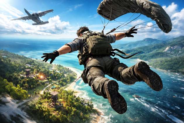 Plane Drop Battlegrounds - Jabali AI Poster