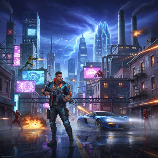 City Reign - Jabali AI Poster