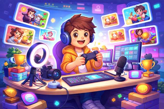 Youtuber Studio Tycoon - Jabali AI Poster