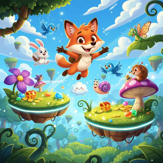 Skybound Sprout’s Adventure - Jabali AI Poster