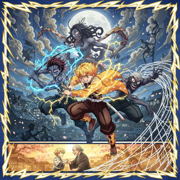 Demon Slayer: Zenitsu's Journey - Jabali AI Poster