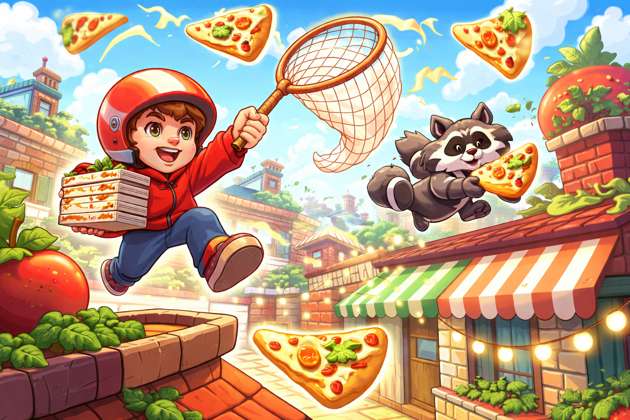 Pizza Bandit Chase - Jabali AI Poster
