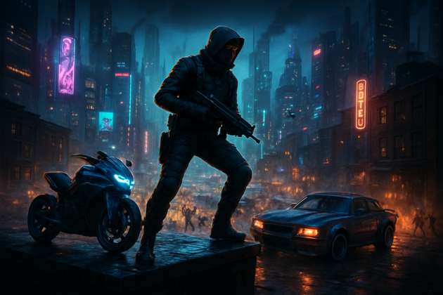 City of Fracture - Jabali AI Poster