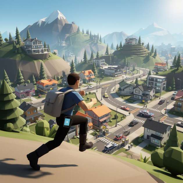 3d game: open world - Jabali AI Poster