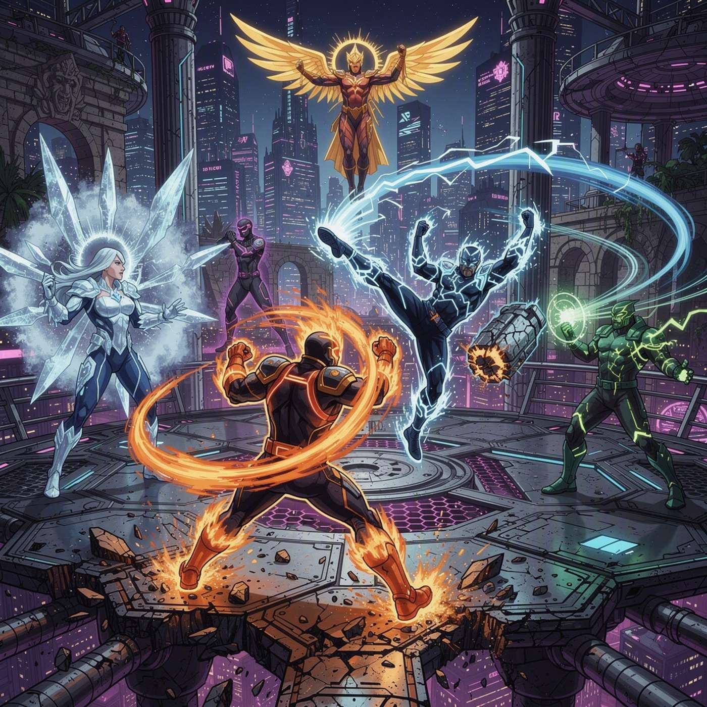 Hero Clash Legends game artwork