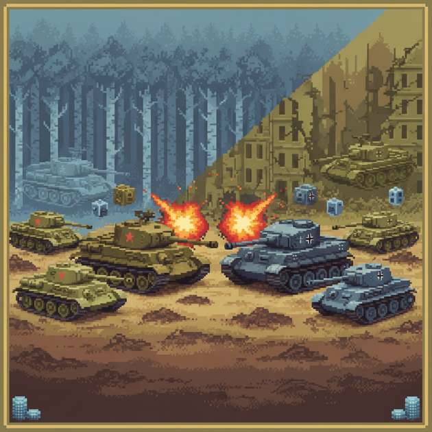 Iron Blitz: Pixel Clash - Jabali AI Poster
