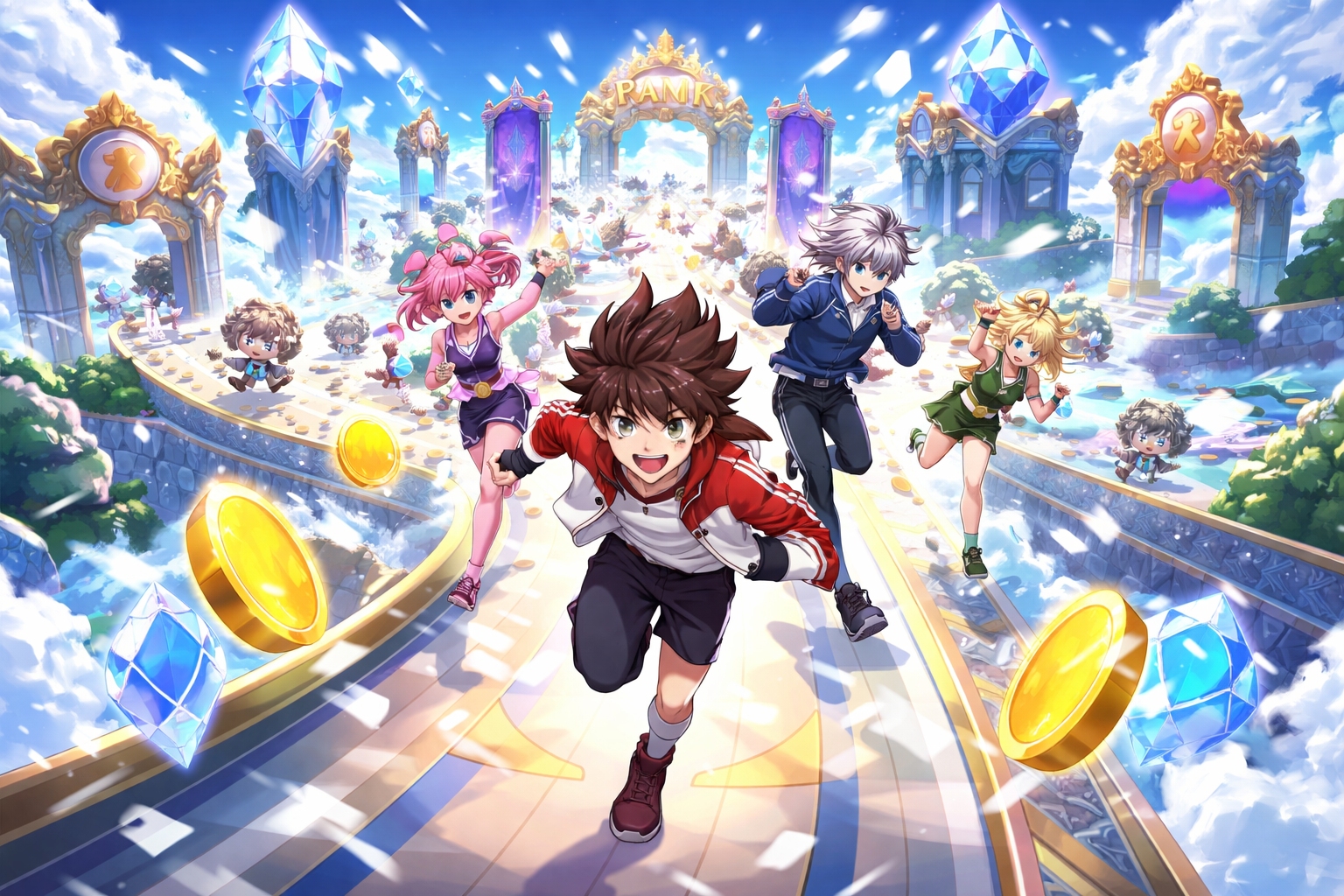 Anime Dash Legends - Instant game by Jabali AI