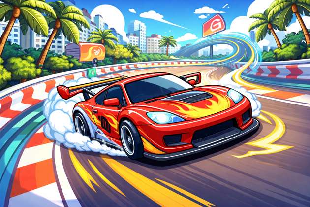 Turbo Drift Rush - Jabali AI Poster