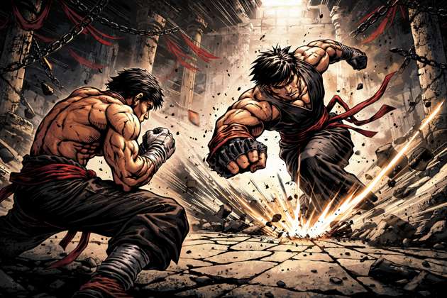 One on One Fight Hard - Jabali AI Poster