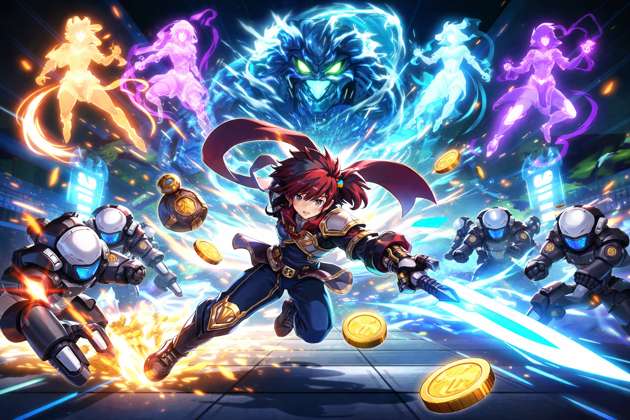 Anime Wave Brawl - Jabali AI Poster