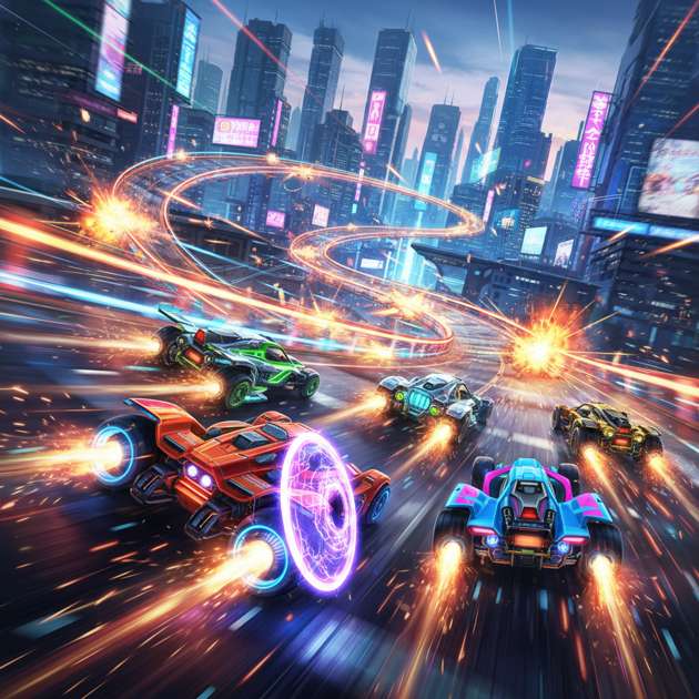 Neon Combat Racers - 3D Racing by Jabali AI