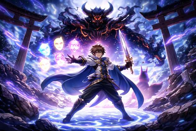 Demon Clash Anime Maker - Jabali AI Poster