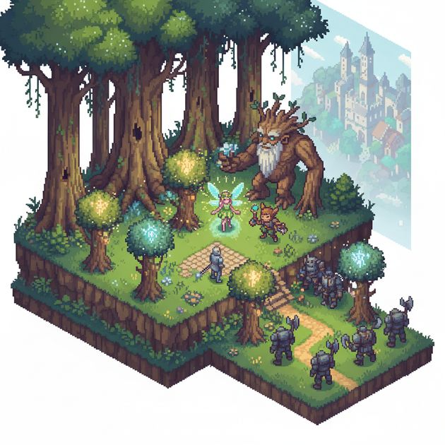 Enchanted Grove Defenders - Jabali AI Poster