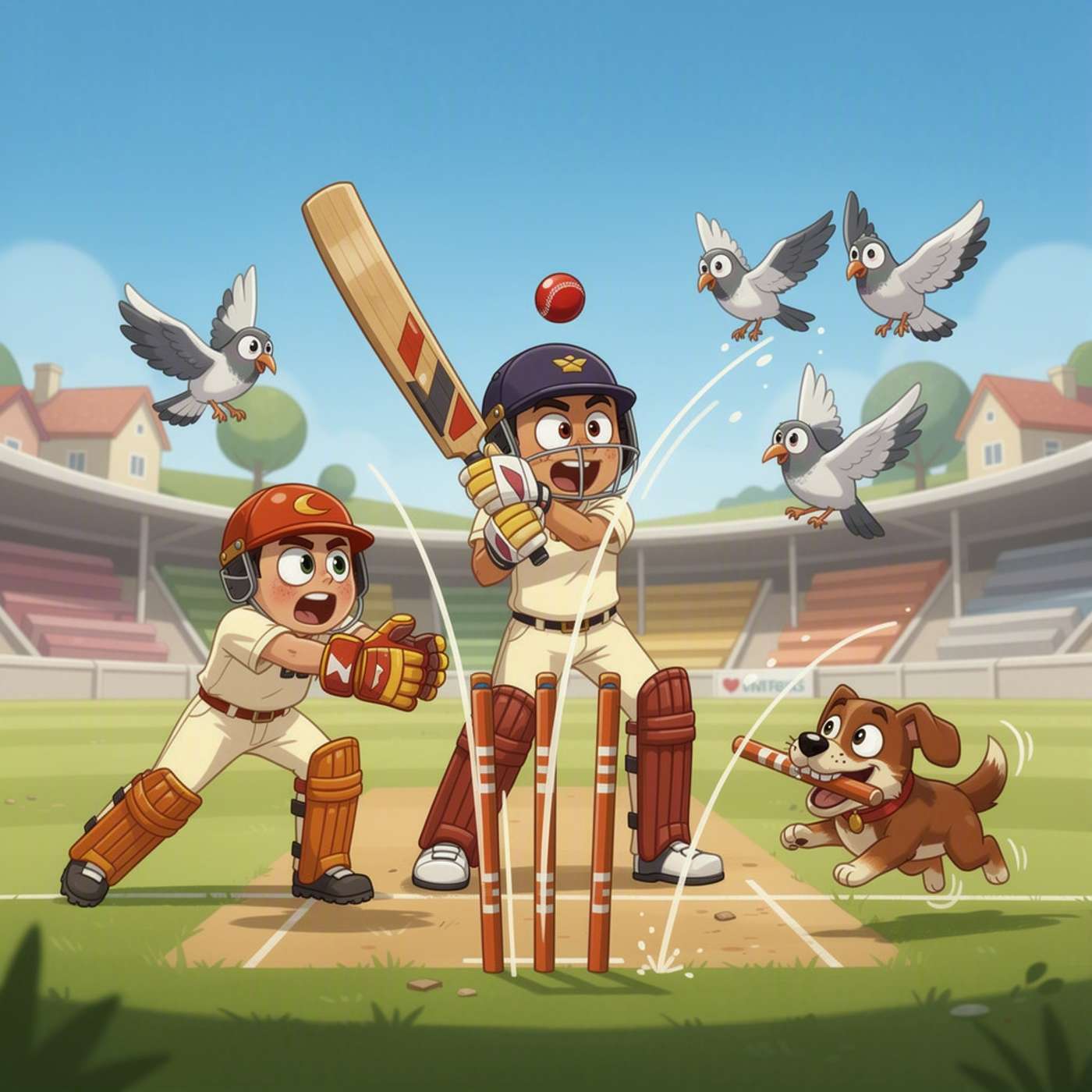 Silly Cricket Smash game artwork