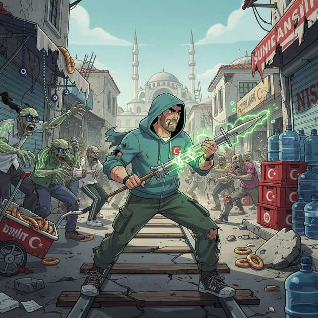 Zombi Damarı: Hayatta Kal - Jabali AI Poster