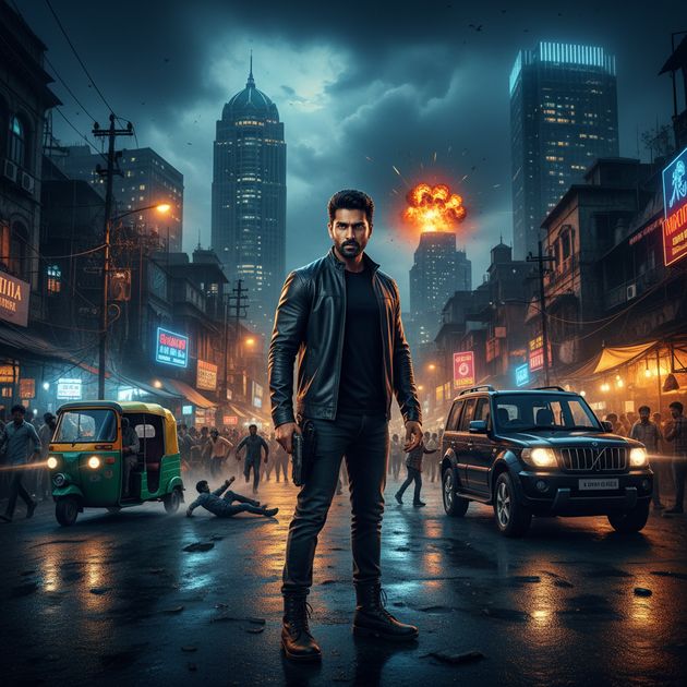 Mumbai Under Fire - Jabali AI Poster