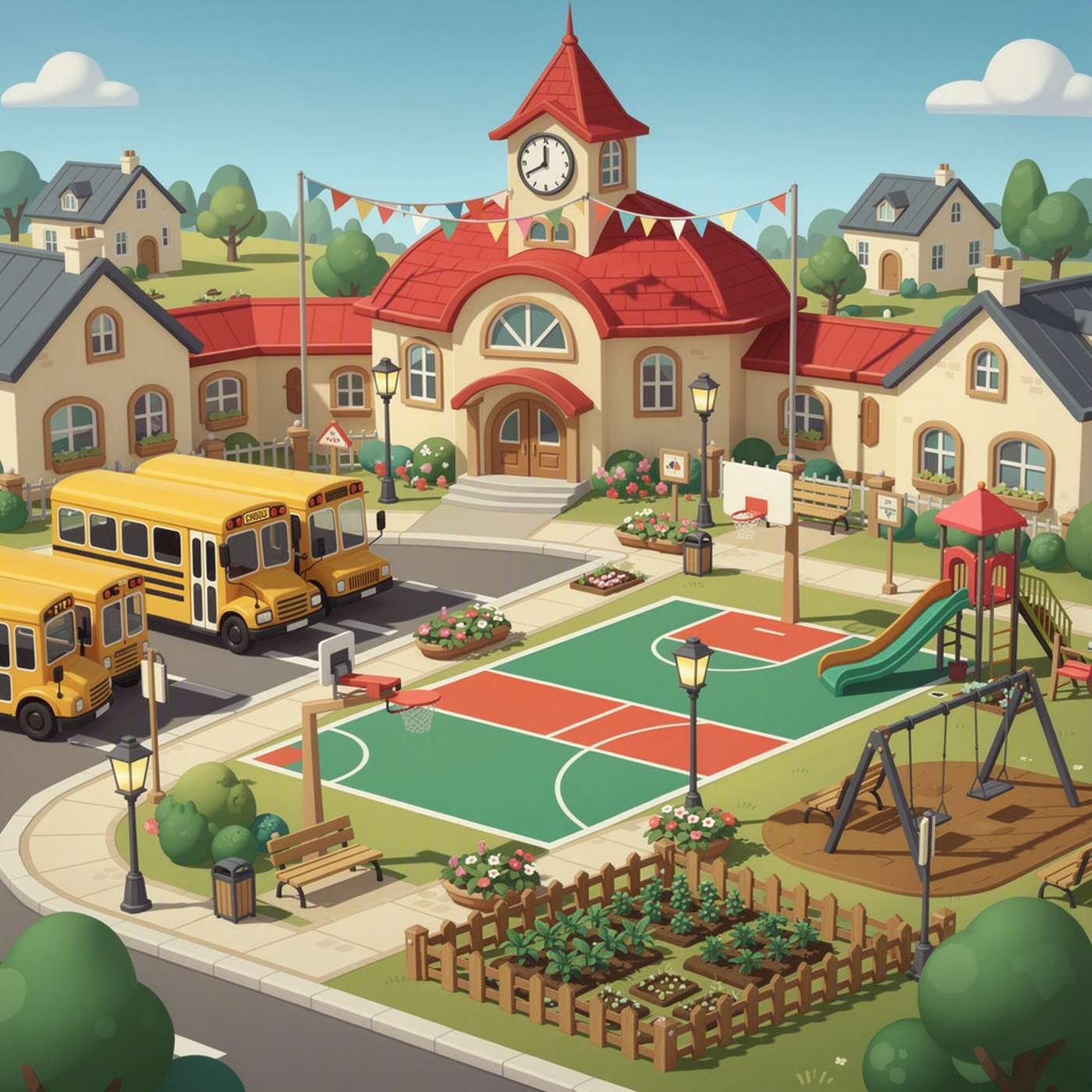 School Builder game artwork