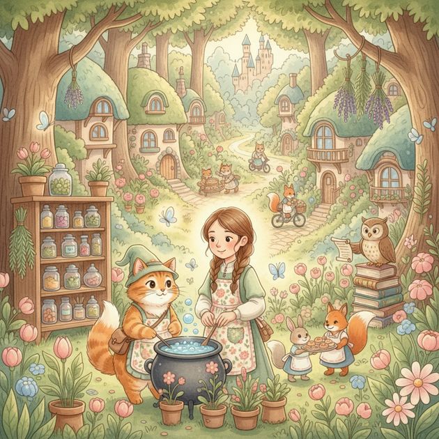 Mia’s Herbal Haven - Jabali AI Poster