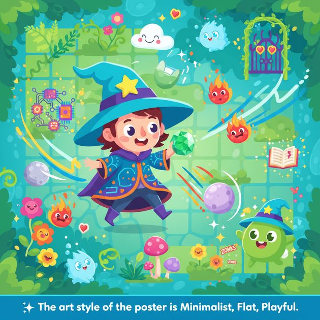 Magic Path Guardians - Jabali AI Poster